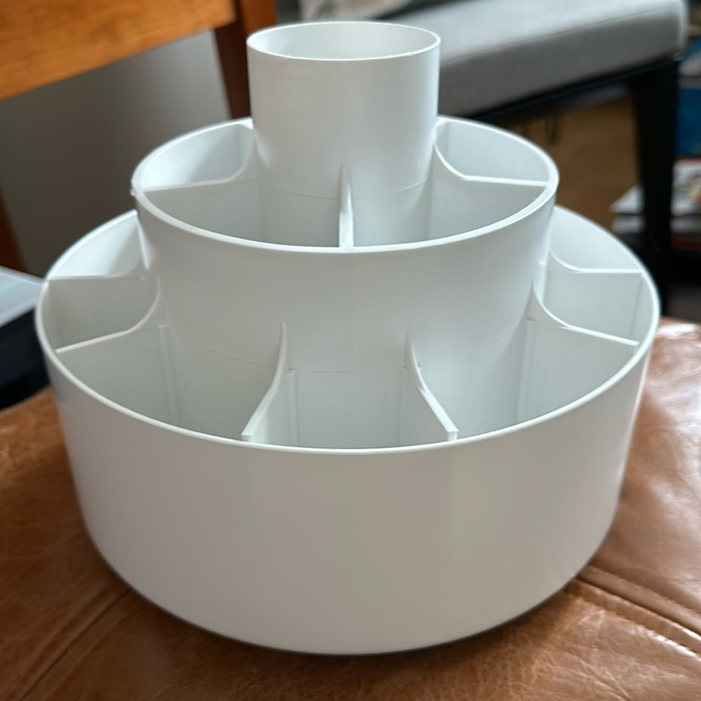 Retired Pampered Chef Utensil Rotating Carousel Caddy Turnabout Organizer #2170